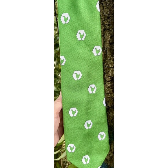 Men’s Set Of 3 Novelty Ties Bright Colors Butterflies Fish Chickens - Picture 4 of 16